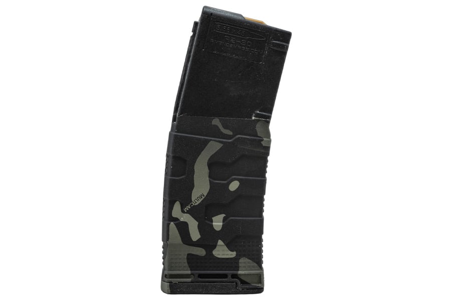 AMEND2 AR 15 5.56 NATO Mod3 Hydro Dipped Multicam Factory Magazine with Black Finish